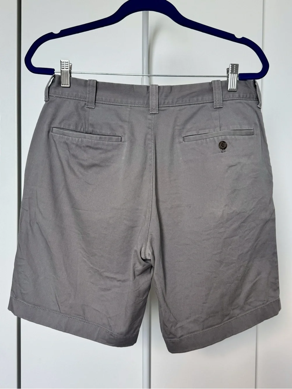 J. Crew Gray Mercantile Flex Shorts Flat Front Chino Preppy Summer Minimalist 30